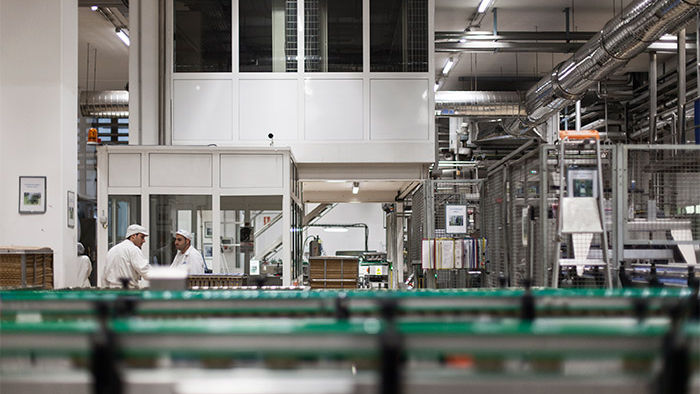 Philips food industry lighting illuminates Hero factory, which utilizes energy-saving LED lighting
