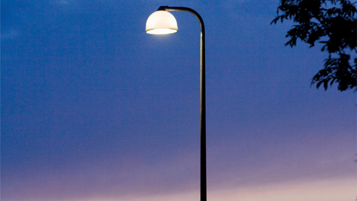 Philips outdoor LED lighting for streets at Holbaek, Denmark