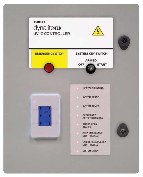 Hệ thống điều khiển Philips Dynalite UV-C để khử trùng bề mặt