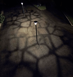 Different ground effects are creating from Metronomis  LED luminaire