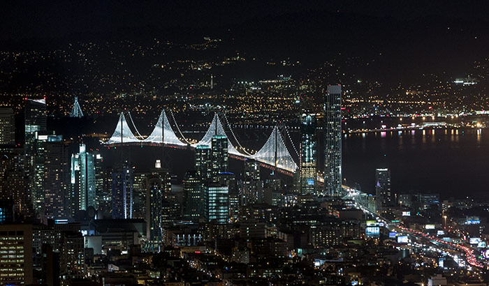 Bay Lights, cầu qua vịnh San Francisco-Oakland