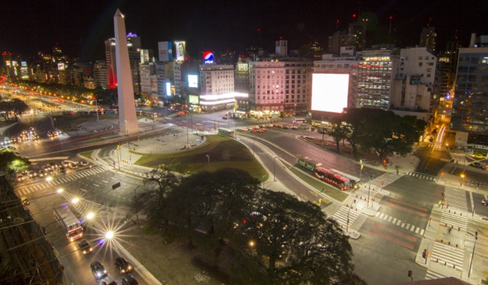 Palacio Municipal De La Ciudad, Buenos Aires, rực sáng về đêm, Buenos Aires