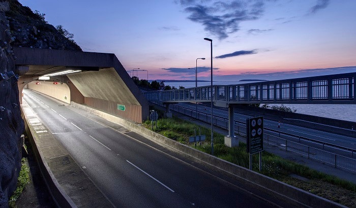 Lối vào đường hầm A55, Pen Y, Wales
