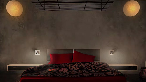 Hình tĩnh trong video về phòng ngủ của Philips